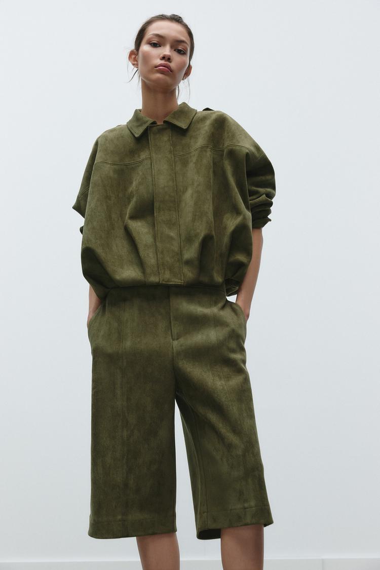 Jaqueta Suede Olive