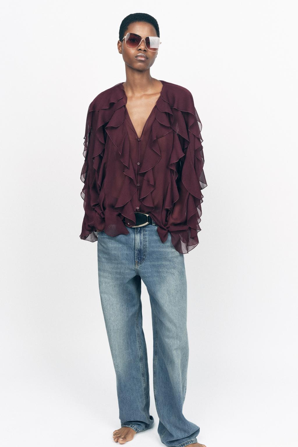 Blusa Babados