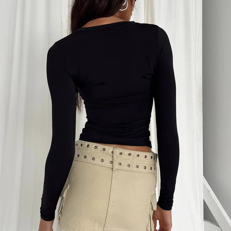 Blusa Manga Longa Skin