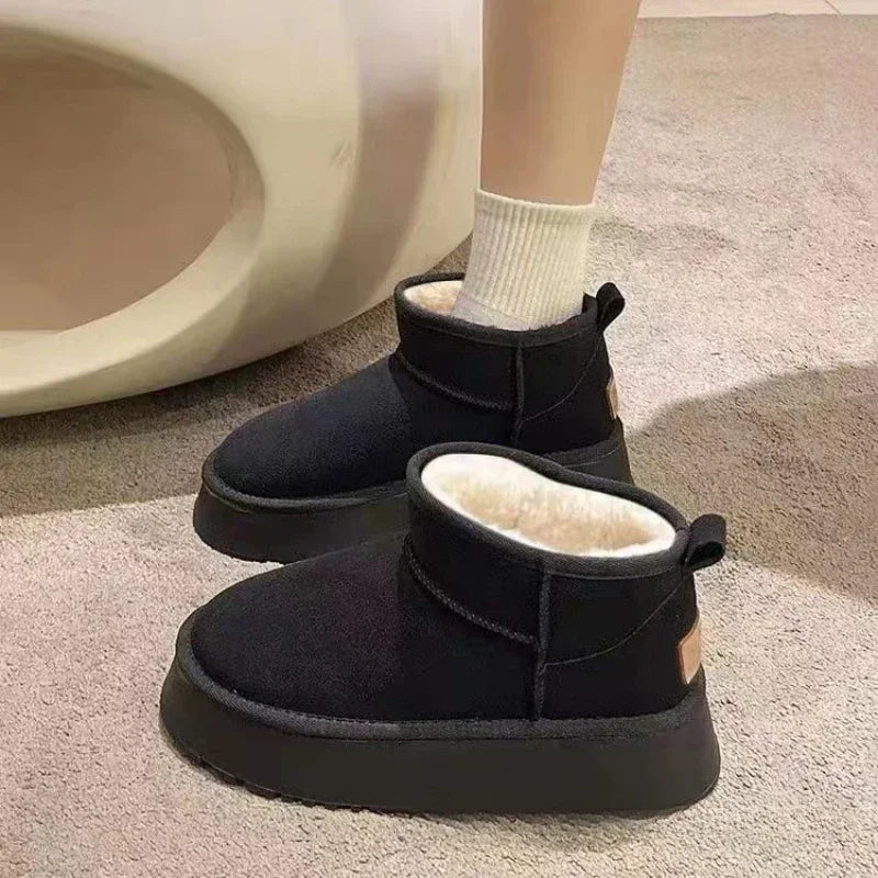 Bota Furry Cano Curto Warm Hug