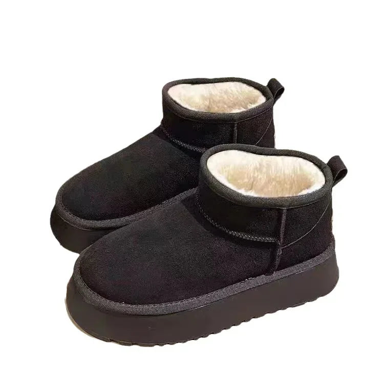 Bota Furry Cano Curto Warm Hug