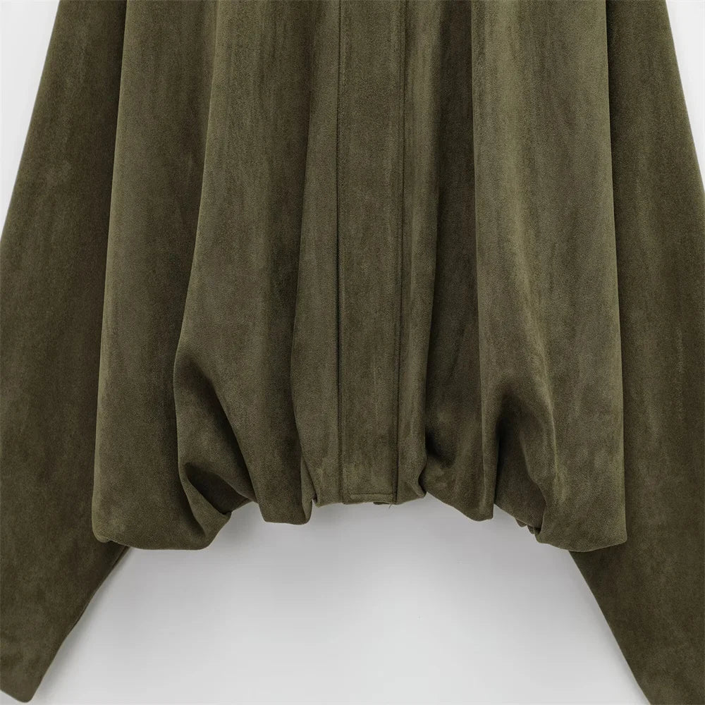 Jaqueta Suede Olive