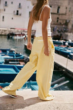 Calça Listras Yellow