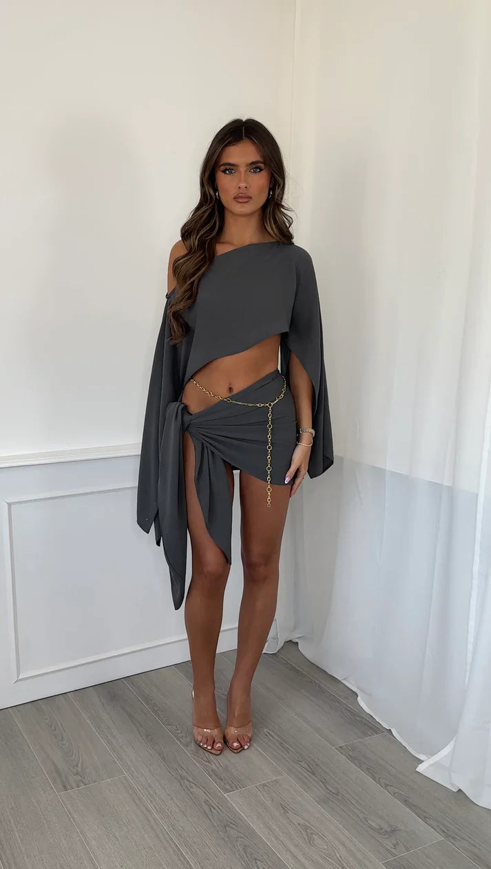 Conjunto Assimétrico Linho Cancun