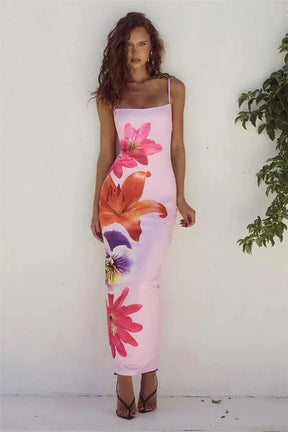 Vestido Longo Flower