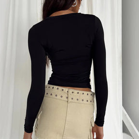 Blusa Manga Longa Skin