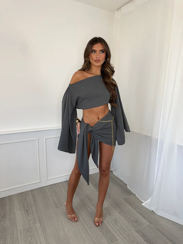 Conjunto Assimétrico Linho Cancun