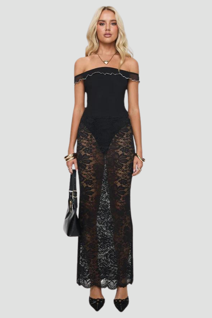 Saia Longa Renda Capri