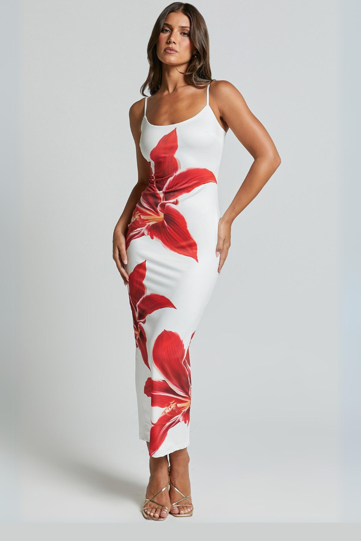 Vestido Longo Flower