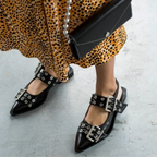 Scarpin Flat Couro