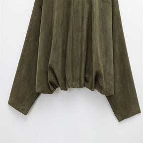 Jaqueta Suede Olive