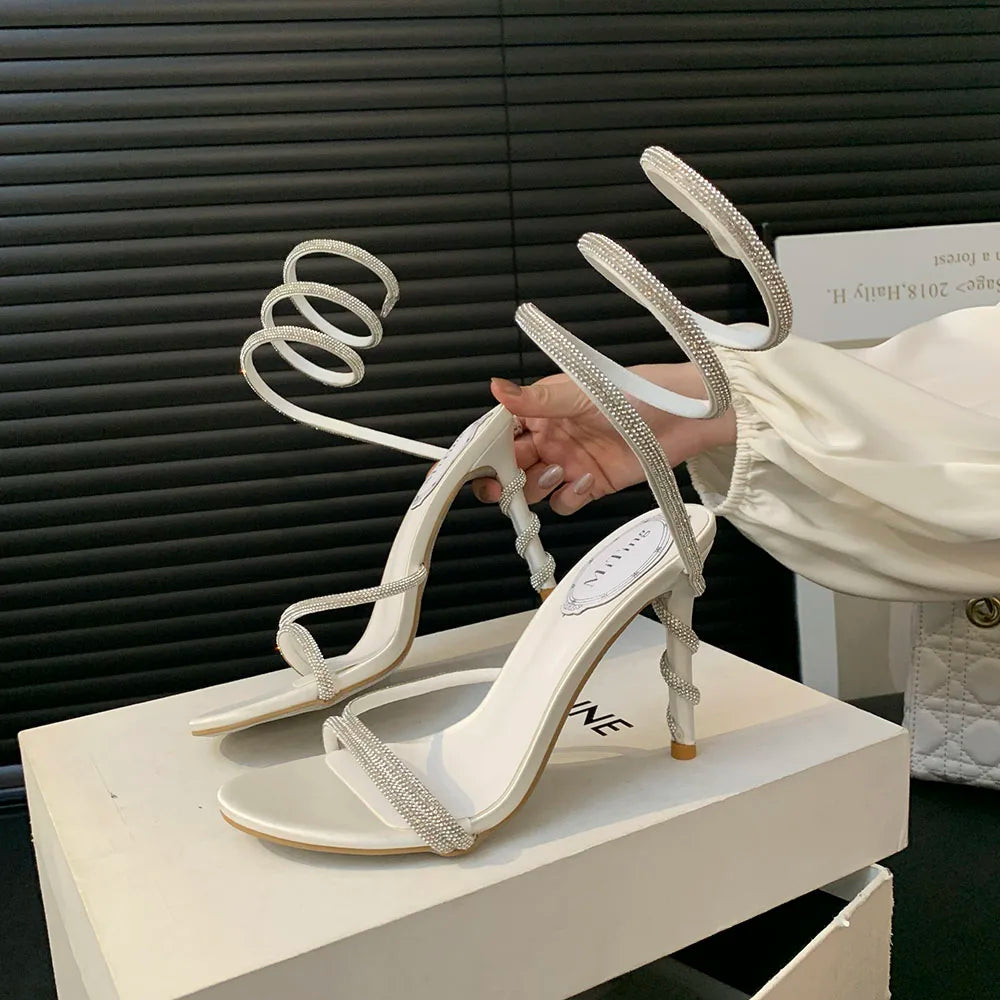 Sandália Salto Alto Party Star