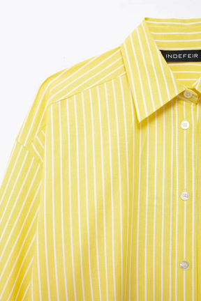Camisa Listras Yellow