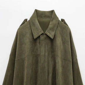 Jaqueta Suede Olive