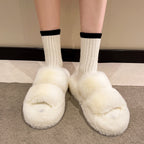 Chinelo Furry Flat Anna