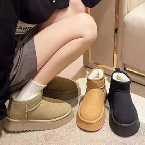 Bota Furry Cano Curto Warm Hug