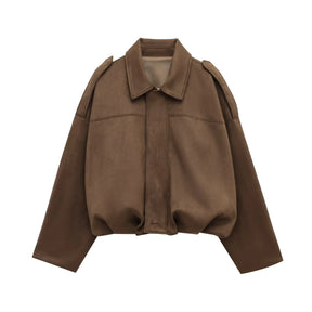 Jaqueta Suede Olive