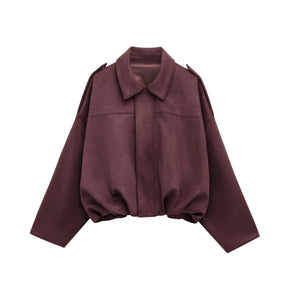 Jaqueta Suede Olive