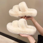 Chinelo Furry Flat Anna