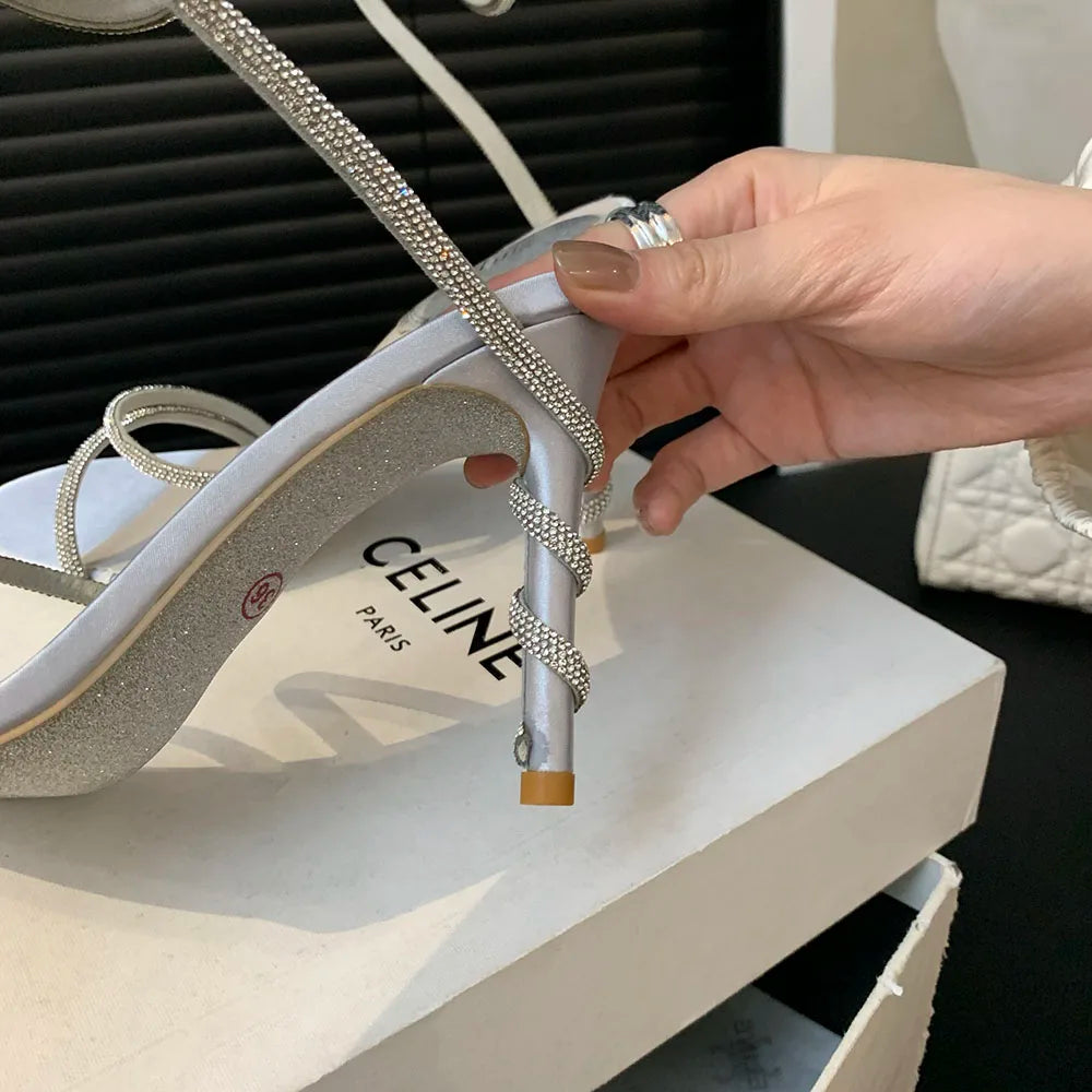 Sandália Salto Alto Party Star