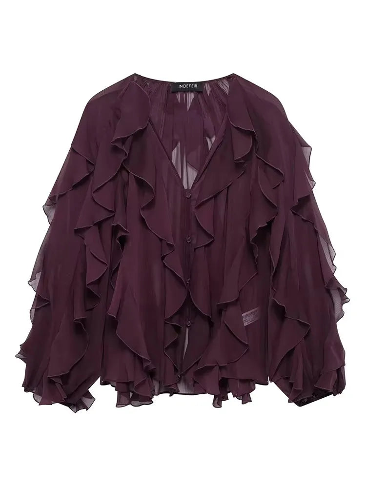 Blusa Babados