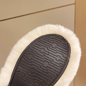 Chinelo Furry Flat Anna