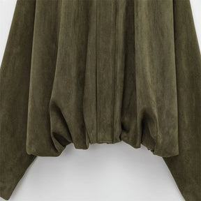 Jaqueta Suede Olive